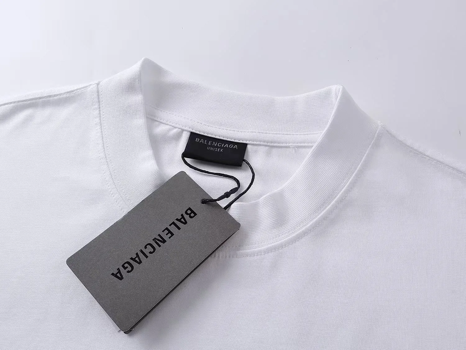# 25SS Classic LOGO # BALENCI*GA # 260g * 1 1 + os Same Style！！ ：3263# Sizes：xs-L ： 2 （White.Black）